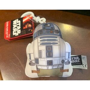 Star Wars R2D2 Droid 6" Plush Toy Backpack Clip Keychain